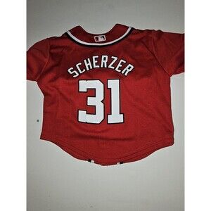 Washington Nationals Nike MLB Youth Baby Max Scherzer Base Jersey NWT 12 Month